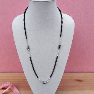 Vintage Art Deco Crystal Flapper Necklace